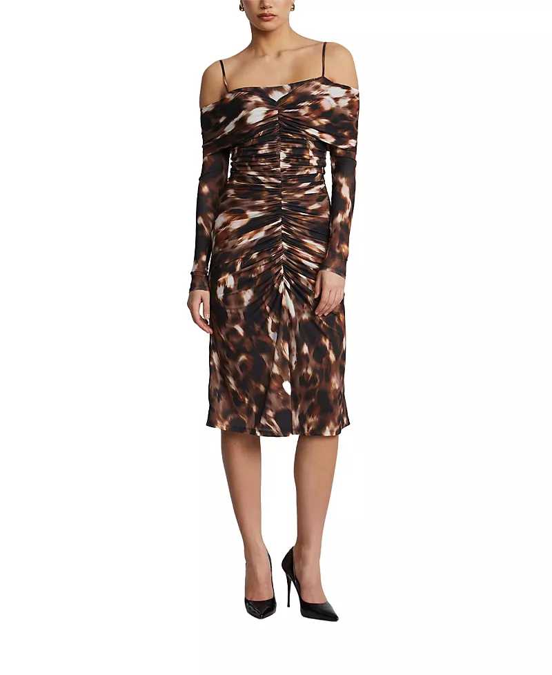 Bcbgmaxazria Jersey Off Shoulder Dress