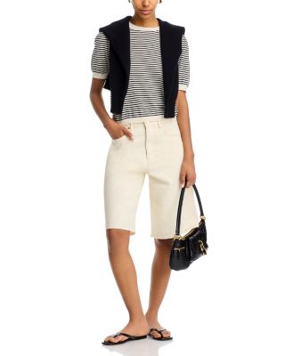 The Striped Gathered Sweater