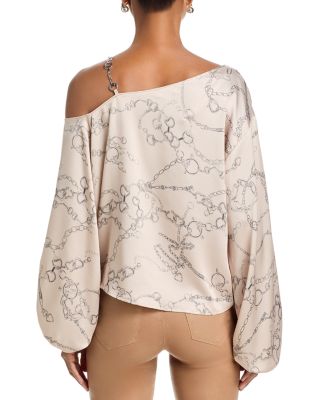 Asami Chain One Shoulder Blouse