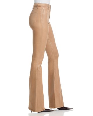Marty Ultra High Rise Flare Leg Jeans in Cappuccino
