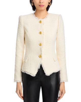 Nerina Collarless Structured Blazer