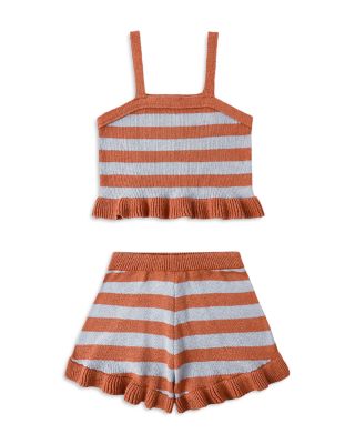 Girls' Naomi Striped Top & Shorts Set - Little Kid, Big Kid
