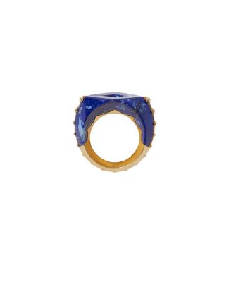 Lapis Hollow Ring