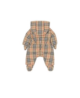 Unisex Check Puffer Suit - Baby