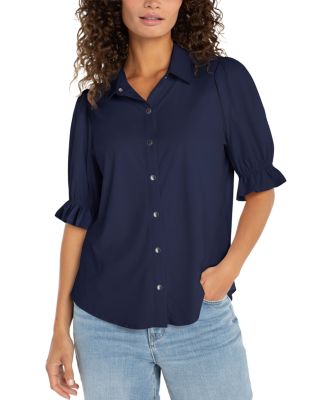 Elbow Puff Sleeve Top