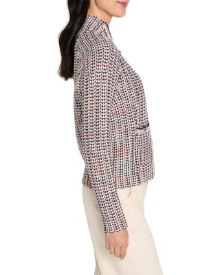 Tuck Stitch Color Wheel Jacket 