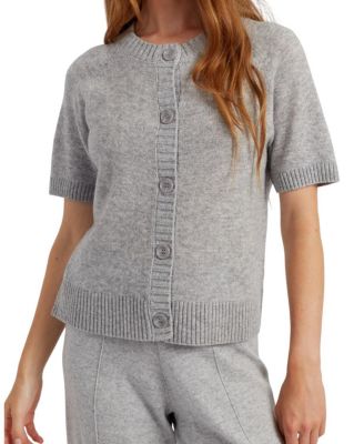  Women's Wool Cashmere Light Button Cardigan
