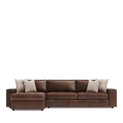 Mulholland 2 Piece Leather Sectional
