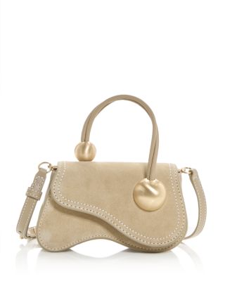 Kazia Nano Mini Suede Crossbody Bag