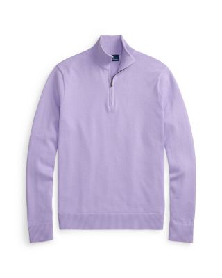 Quarter Zip Mockneck Sweater