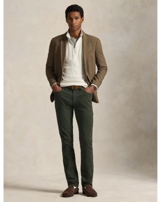 Luxury Double Knit Jacquard Quarter Zip Pullover