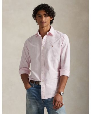 Classic Fit Striped Oxford Shirt