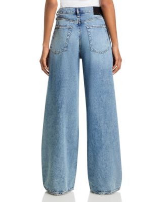 Featherweight Sofie High Rise Wide Leg Jeans in Amalfi