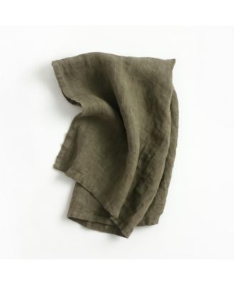  Stone Washed Linen Tea Towel