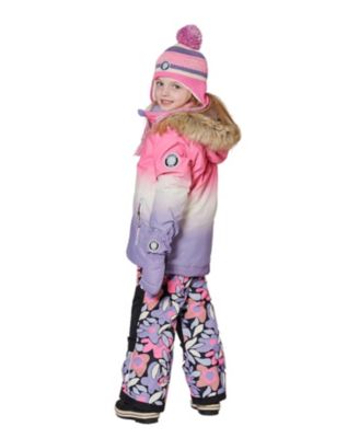 Girls' Lined Peruvian Knit Pompom Hat - Little Kid, Big Kid