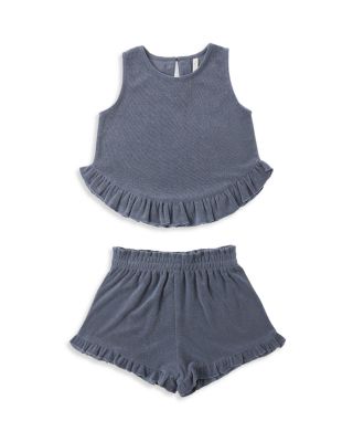 Rylee + Cru Girls' Faye Set - Little Kid, Big Kid In Blue