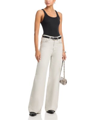 The Essential Rib Wide String Tank Top