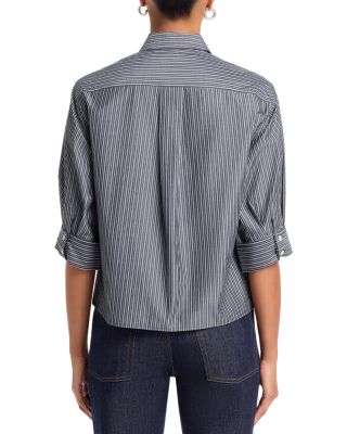 Lucia Striped Poplin Shirt