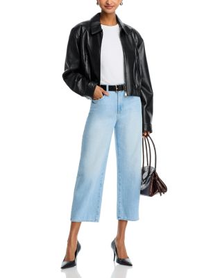 Mallis High Rise Bow Leg Jeans in Brea