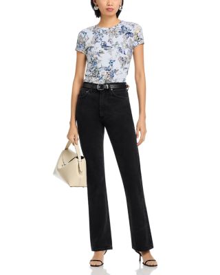 Ressi Watercolor Butterfly Short Sleeve Tee