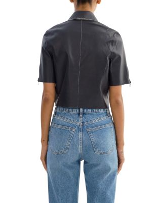 Sevana Reversible Leather Jacket