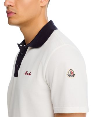 Embroidered Logo Cotton Pique Polo Shirt