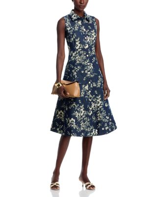 The Gaby Denim Burnout Dress