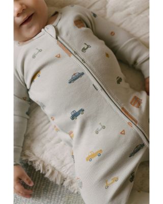 Unisex Ribbed Sleeper Footie - Baby