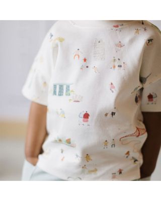 Unisex Dropped Shoulder Tee - Little Kid