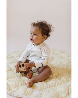 Unisex Long Sleeved Printed Kimono One Piece Bodysuit - Baby