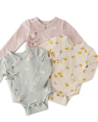 Unisex The Littles Long Sleeved Kimono One Piece Printed Bodysuit - Baby