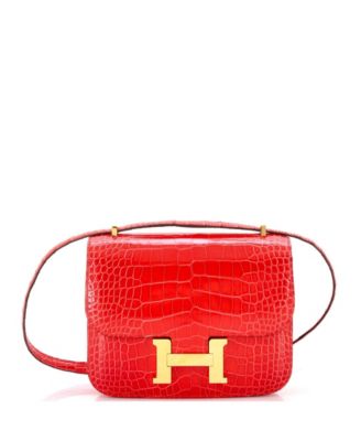 18 Constance Bag Shiny Alligator