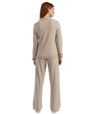  Women s Wool-Cashmere Polo Sweater