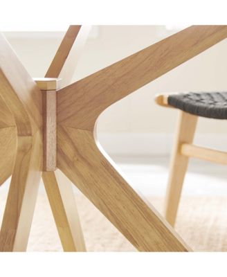  Crossroads Wood Dining Table