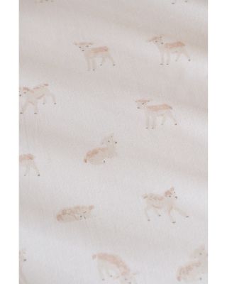 Unisex Printed Crib Sheet