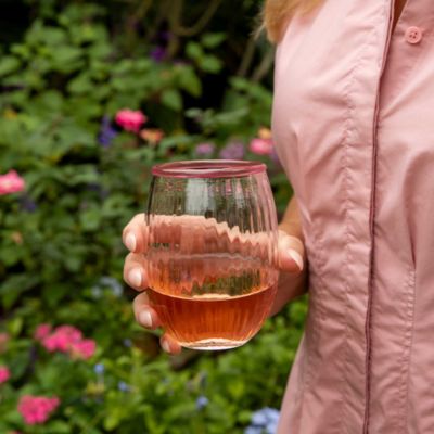 Nell Stemless Wine Glass - Watercress