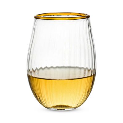 Nell Stemless Wine Glass - Watercress