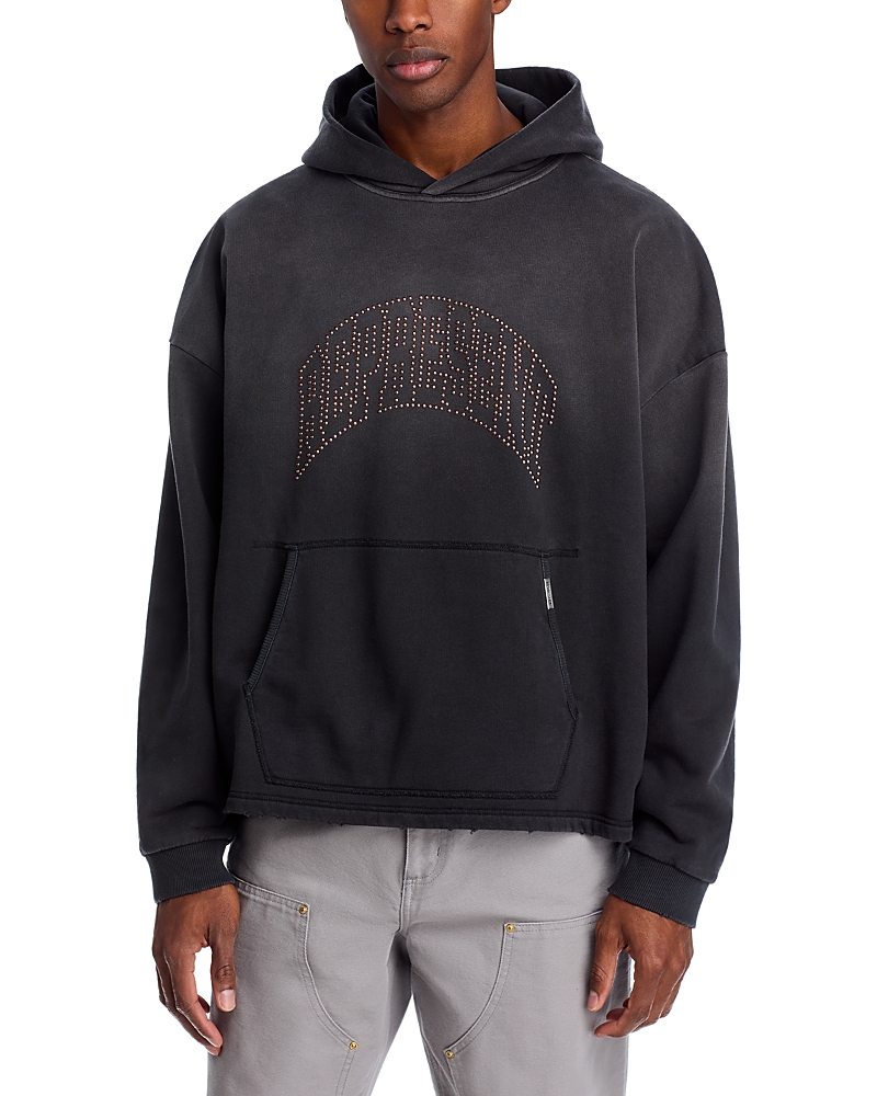 Represent Embellished Logo Hoodie