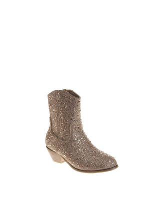 Girls' Glittery Rhinestones Dress Boots - Little Kid, Big Kid