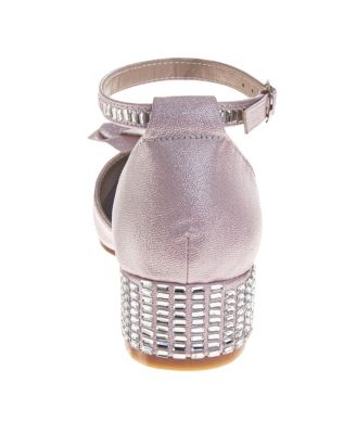 Girls' Ribbon and Gemstones Sparkly Dress Sandals - Toddler, Little Kid, Big Kid