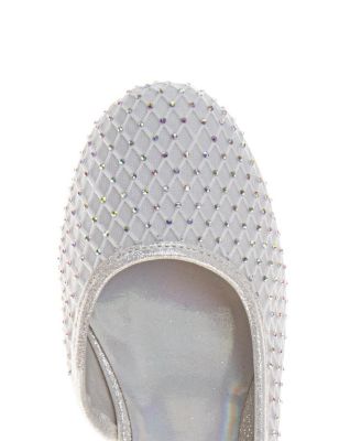 Girls' Sparkly Formal Texture Dress Sandals - Toddler, Little Kid, Big Kid