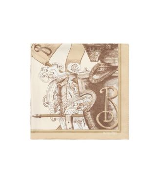 Etched Knight Silk Scarf