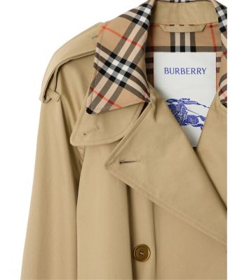 Mid-length Check Collar Castleford Trench Coat