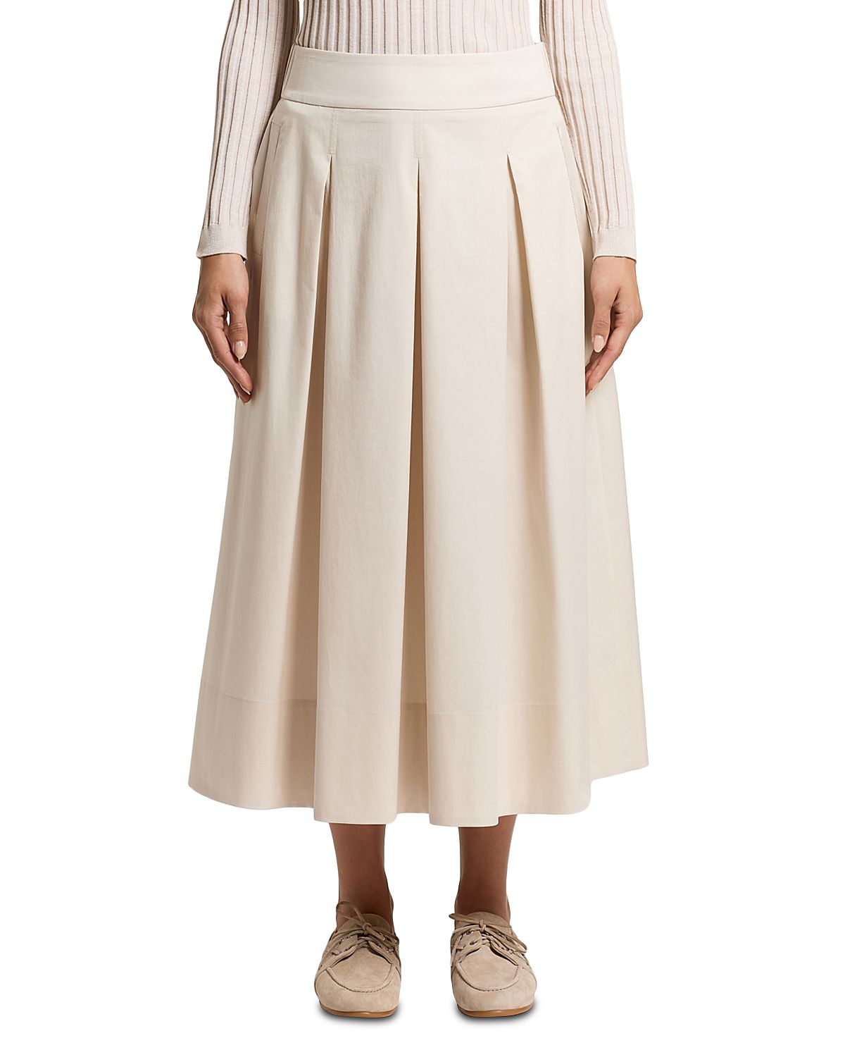 Peserico Pleated Midi Skirt