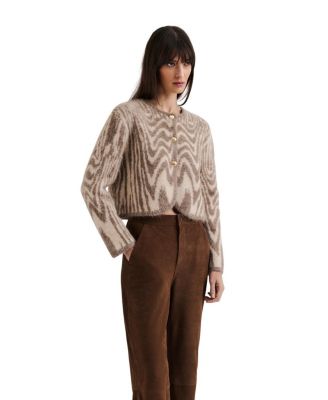 Felise High Rise Wide Leather Trousers