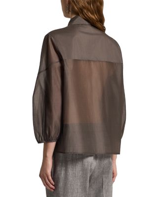 Puffed Sleeve Blouse