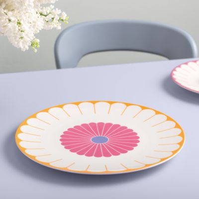Fleur Couleur Large Round Serving Platter