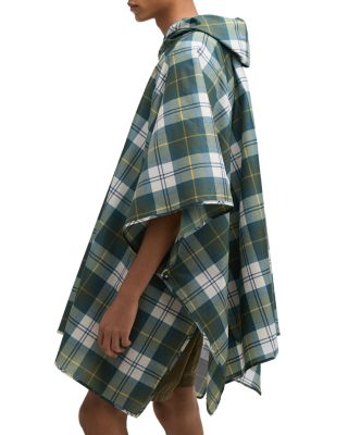 Tartan Hooded Poncho