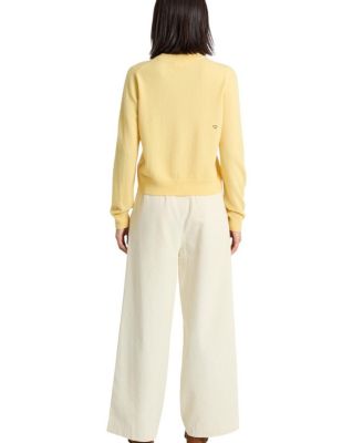  Women's Wool-Cashmere Sneeky Snoopy Cardigan