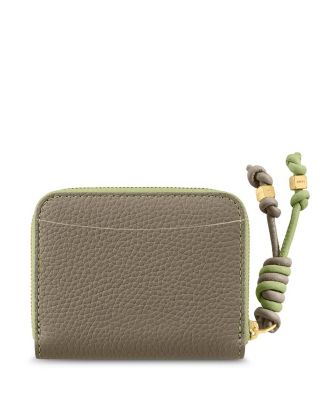 Small Leather Zipped Wallet